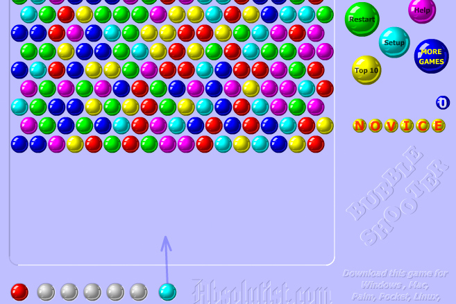 Bild från spelet Bubble Shooter